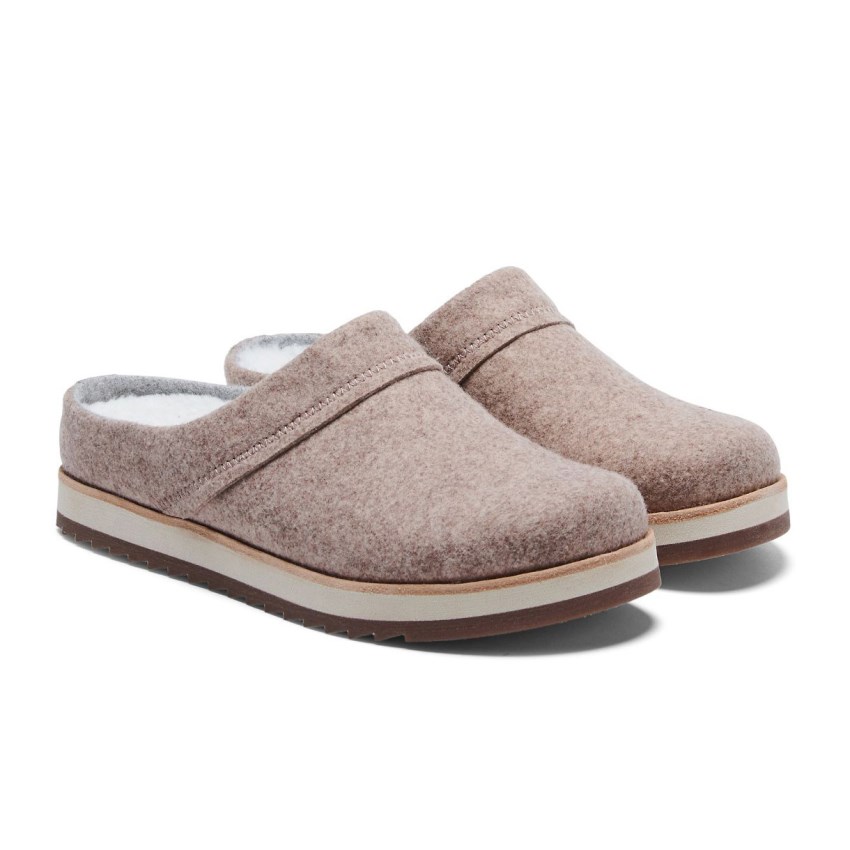 Sabots Merrell Juno Clog Wool Marron Clair Femme | G.G.BMYL